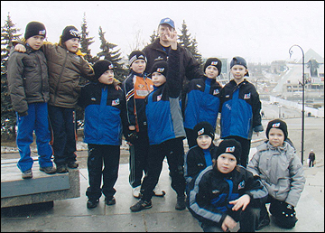 Владимир Целин с воспитанниками
