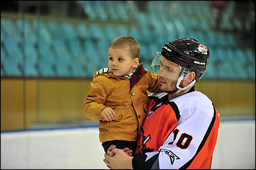 Евгений Гасников с сыном