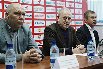 Николай Бабенко, Александр Попов и Евгений Михалкевич (слева направо)