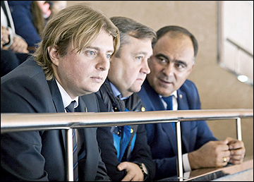 Кирилл Пафифов, Андрей Шевелев и Герман Скоропупов (слева направо)