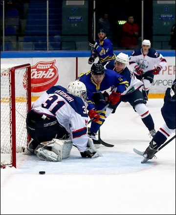 16 октября 2015 года. Воскресенск. Регулярный чемпионат ВХЛ. Химик - ХК Саров - 0:2