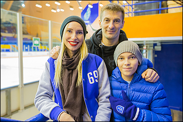 Сергей Хорошун с семьей