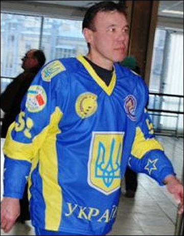 Сергей Лубнин в форме сборной Украины