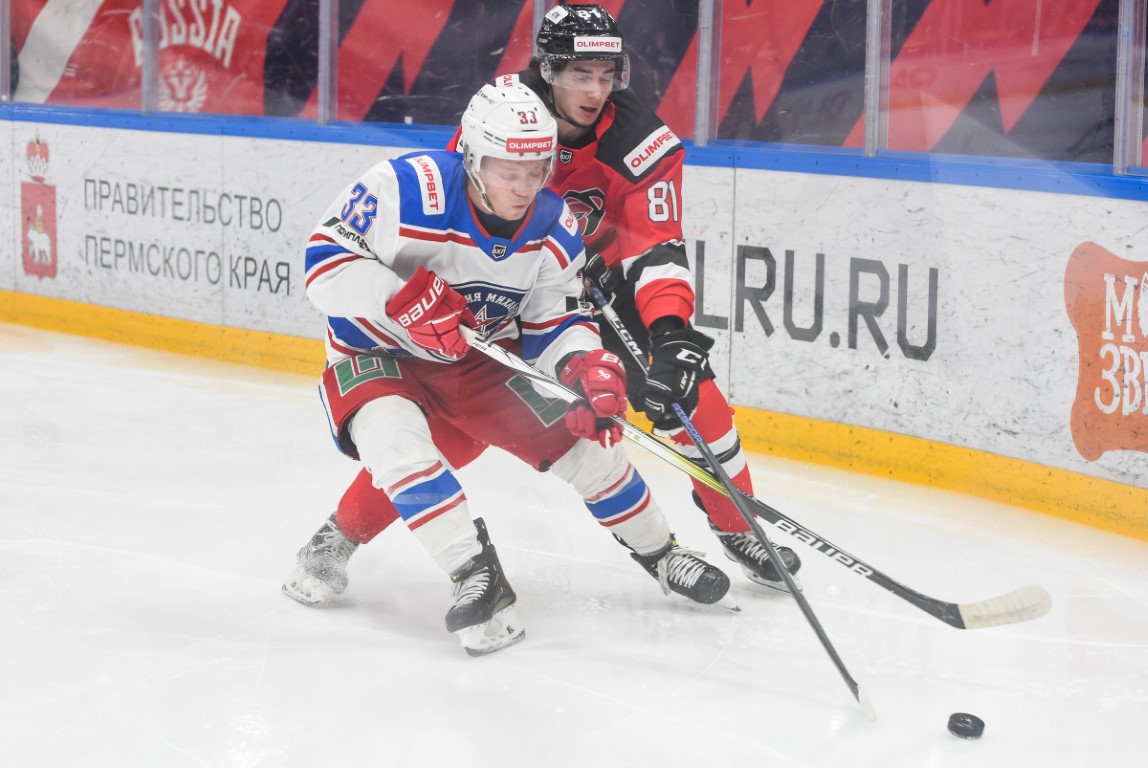 Бросок хоккеиста