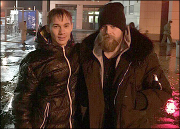 Роман Гагарина и Фредрик Петтерссон