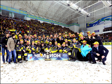Сарыарка - чемпион ВХЛ сезона-2013/14 