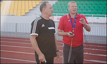 Александр Рожков и Валерий Никулин