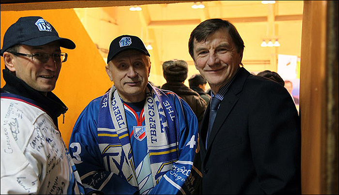 Юрий Рычков c тверскими болельщиками